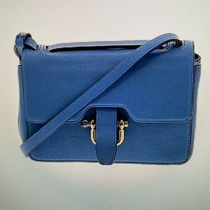 Cornflower blue crossbody bag